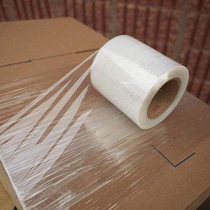Clear Banding Film, 5" x 1000', 80 Gauge Stretch Wrap, Single Roll